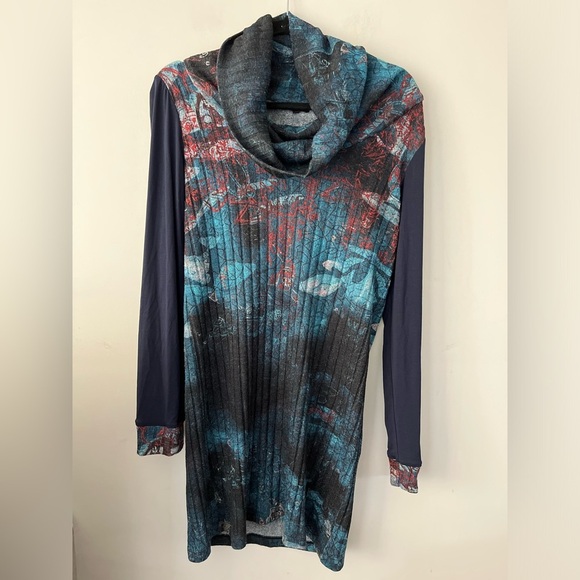 Aventures Des Toiles COWLNECK Sweater Dress - Picture 1 of 9